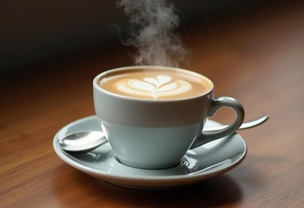 Perfectly presented Cafe Cubano ready to be enjoyed.