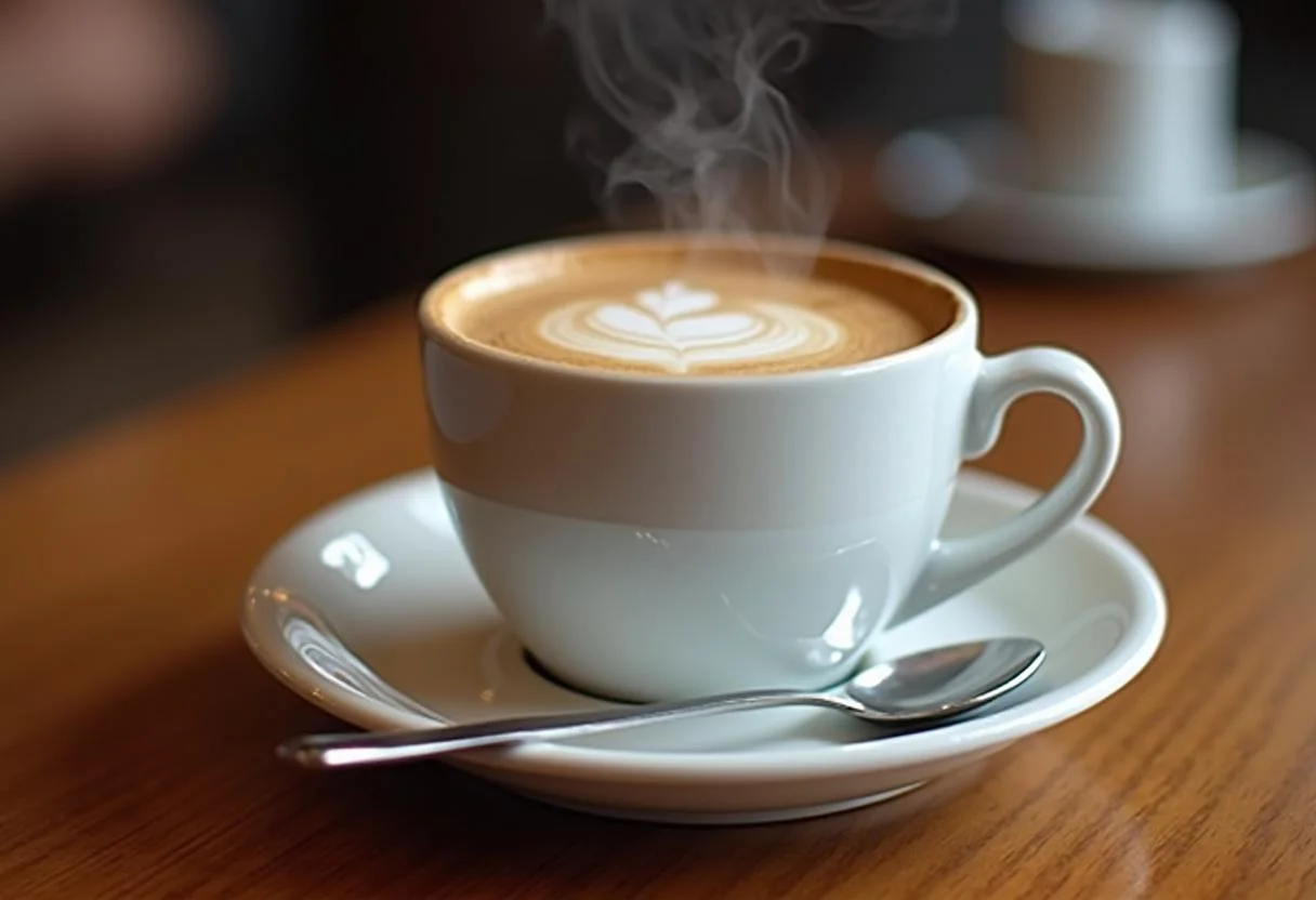 Perfectly presented Cafe Cubano ready to be enjoyed.