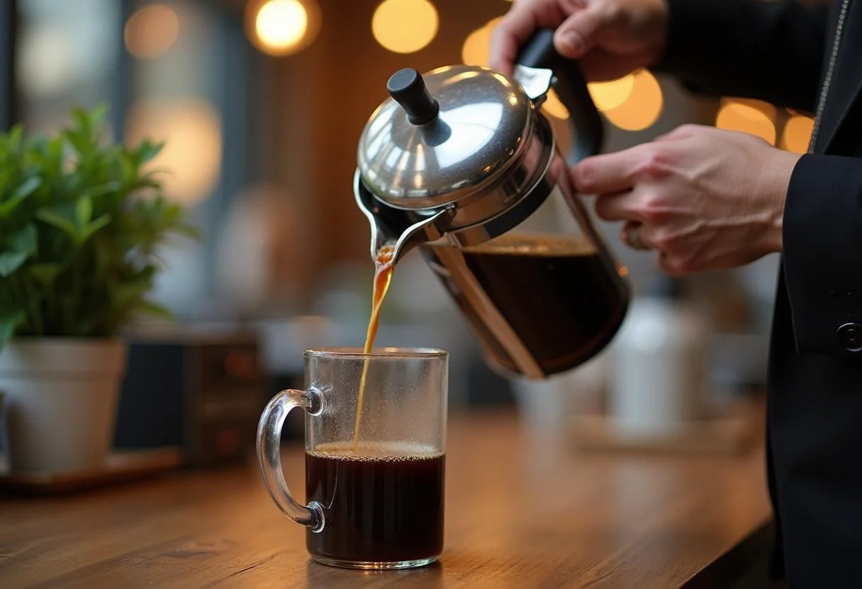 <strong>Café Delta</strong> recién preparado siendo vertido en una taza.” class=”wp-image-17244″/></figure>

<div style=