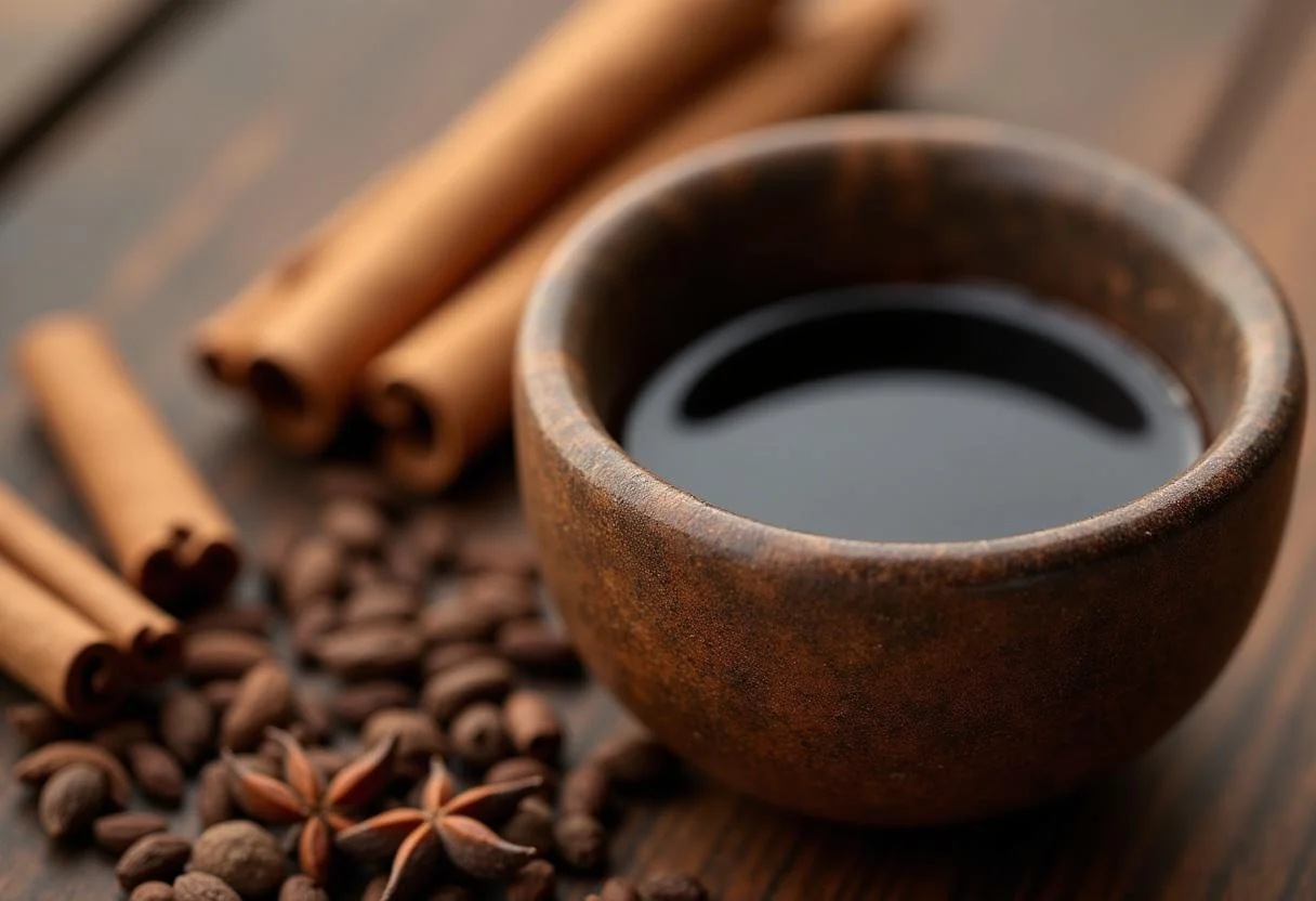 Café recién hecho de Bali, esencial para la receta de Cafés Bali.