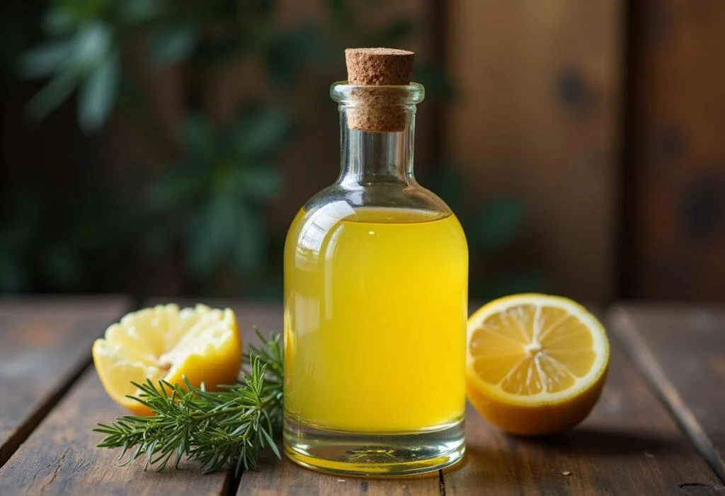 Finished cipres limon aroma in a bottle, ready to enhance your space.