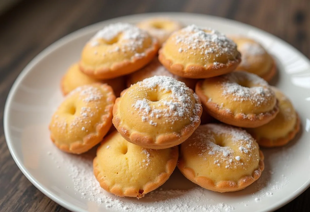 Deliciously baked galletas de mantequilla thermomix served on a plate.