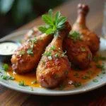 Muslitos de pollo crujientes servidos en un plato, perfectos para disfrutar en una comida.