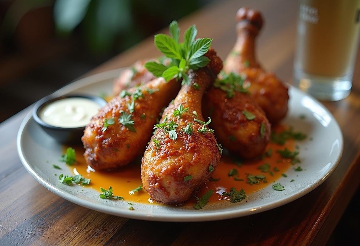 Muslitos de pollo crujientes servidos en un plato, perfectos para disfrutar en una comida.