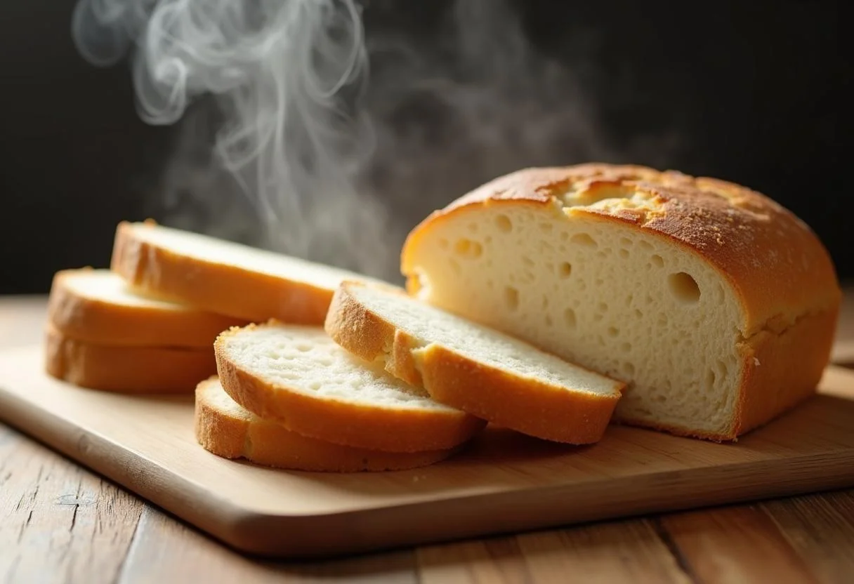 Pan thermomix esponjoso recién horneado, perfecto para disfrutar en cualquier ocasión.