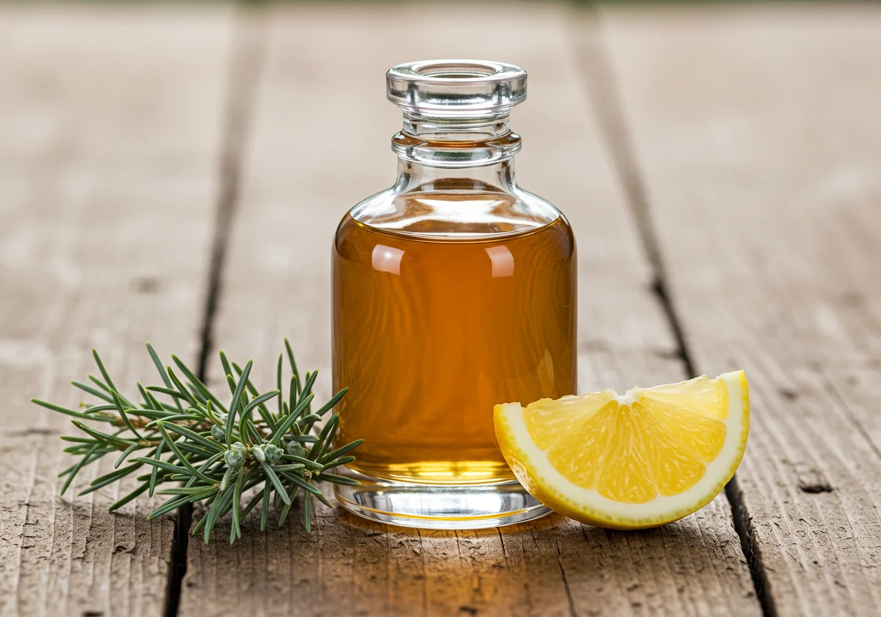 Finished cipres limon aroma in a bottle, ready to enhance your space.