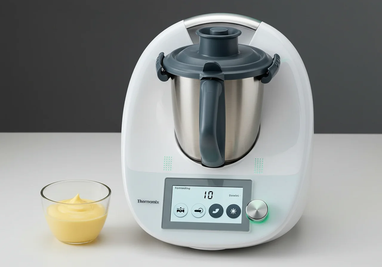 Mixing dough for galletas de mantequilla thermomix in the Thermomix appliance.