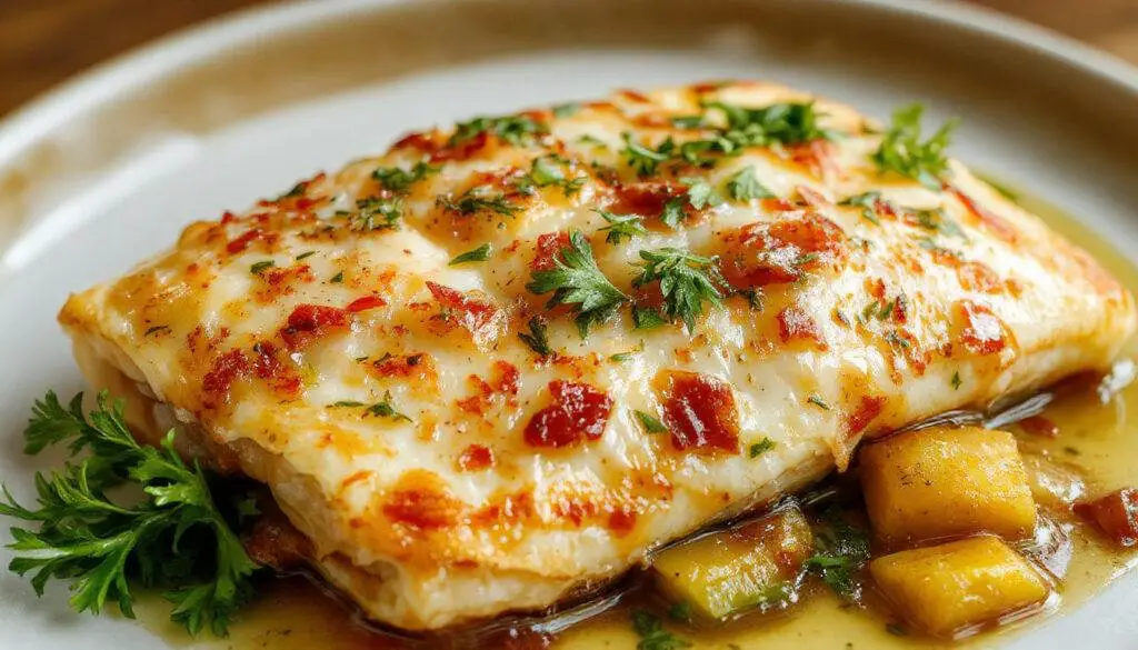 Plato de espencat valenciano presentado en un plato de cerámica rústica, con pimientos rojos y verdes asados en rodajas, berenjenas y calabacines grillados, todo cubierto con trozos de bacalao en un estilo tradicional y colorido.