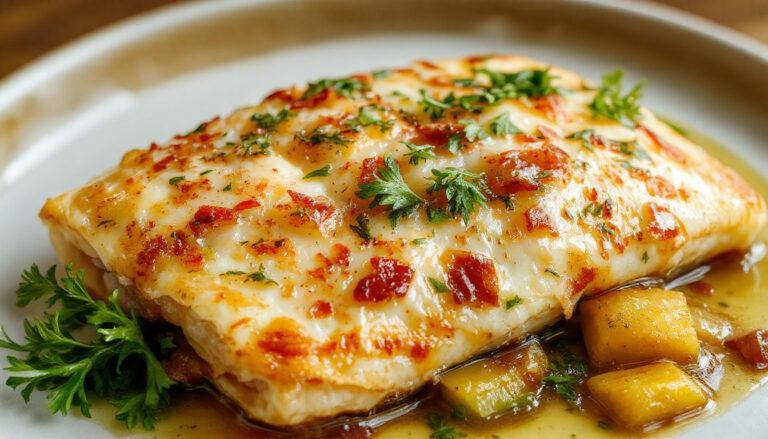 Plato de espencat valenciano presentado en un plato de cerámica rústica, con pimientos rojos y verdes asados en rodajas, berenjenas y calabacines grillados, todo cubierto con trozos de bacalao en un estilo tradicional y colorido.