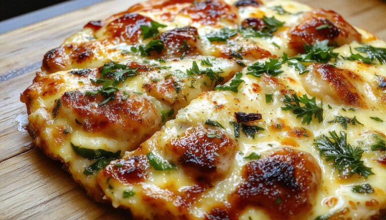 Una frittata italiana de verduras y queso, presentada en un plato rectangular, con un borde dorado y crujiente, rellena de espinacas, pimientos rojos y queso fundido, cortada en porciones que muestran su interior esponjoso y colorido.