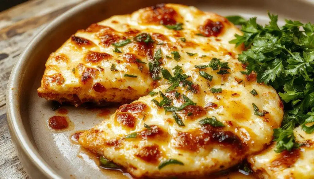 Tortilla de calabacín y cebolla servida en un plato blanco, con una textura dorada y ligeramente crujiente en los bordes, con trozos de calabacín y cebolla visible en su interior, lista para servirse.
