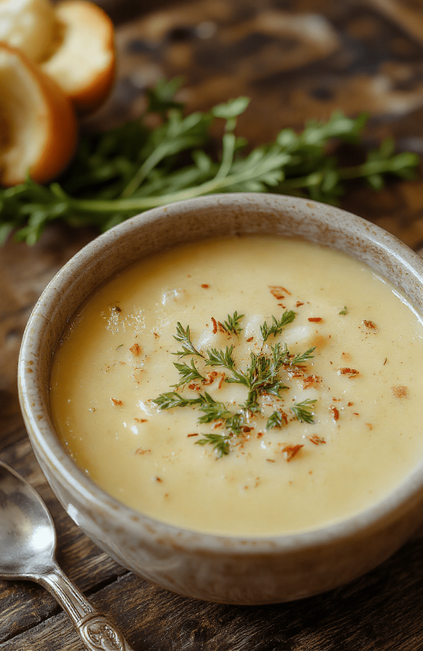 A warm bowl of French onion soup topped with melted cheese and crispy bread croutons, showcasing golden caramelized onions, bubbling cheese, and rustic rustic bowl, styled on a wooden table with autumn-themed decor, vibrant colors, inviting and hearty.