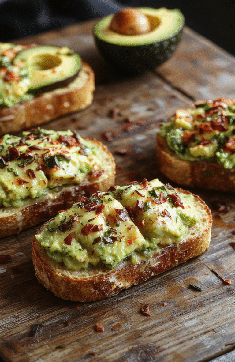 A vibrant plate of avocado toast topped with a variety of colorful toppings like cherry tomatoes, radishes, microgreens, and drizzled with honey. The toast is crusty and golden, showcasing a creamy avocado spread. The scene includes a rustic wooden table with a soft natural light highlighting the textures and colors of the ingredients, styled simply for an appetizing look.