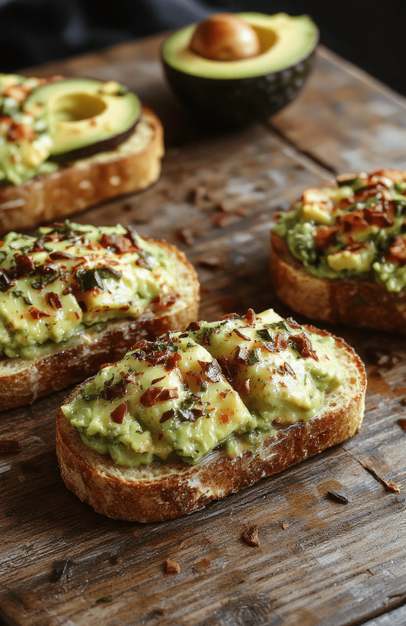 A vibrant plate of avocado toast topped with a variety of colorful toppings like cherry tomatoes, radishes, microgreens, and drizzled with honey. The toast is crusty and golden, showcasing a creamy avocado spread. The scene includes a rustic wooden table with a soft natural light highlighting the textures and colors of the ingredients, styled simply for an appetizing look.